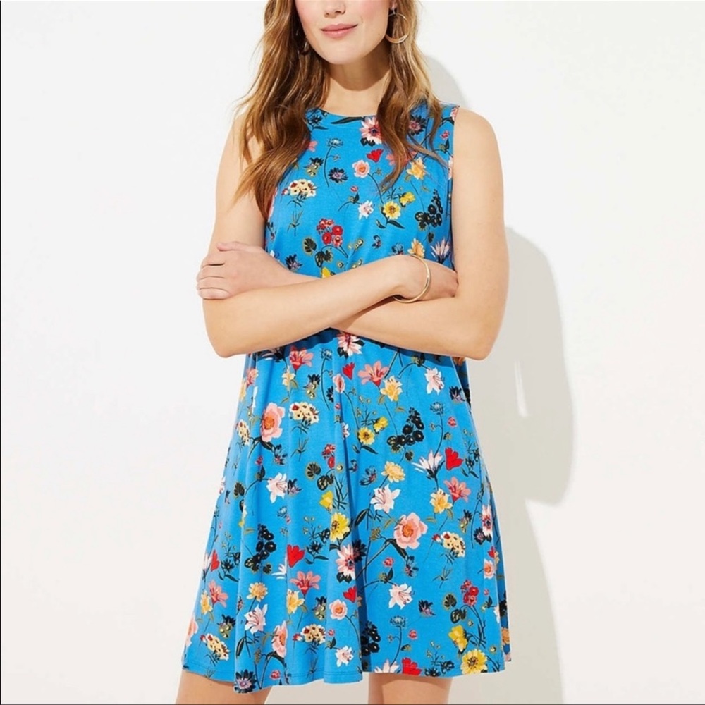 LOFT Plus Lily Tie Back Swing Dress - Size 16/18